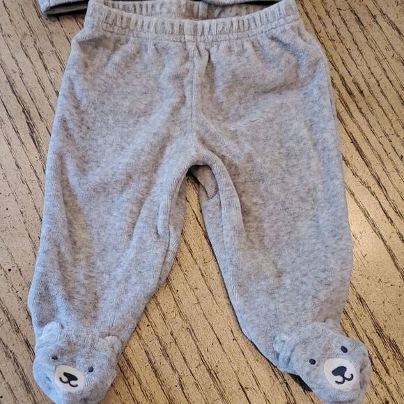 3 month by Carters jacket and footed pants. - Picture 4 of 6